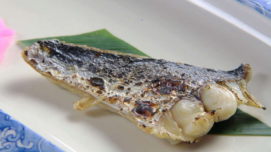 朝食　鰆の塩焼き