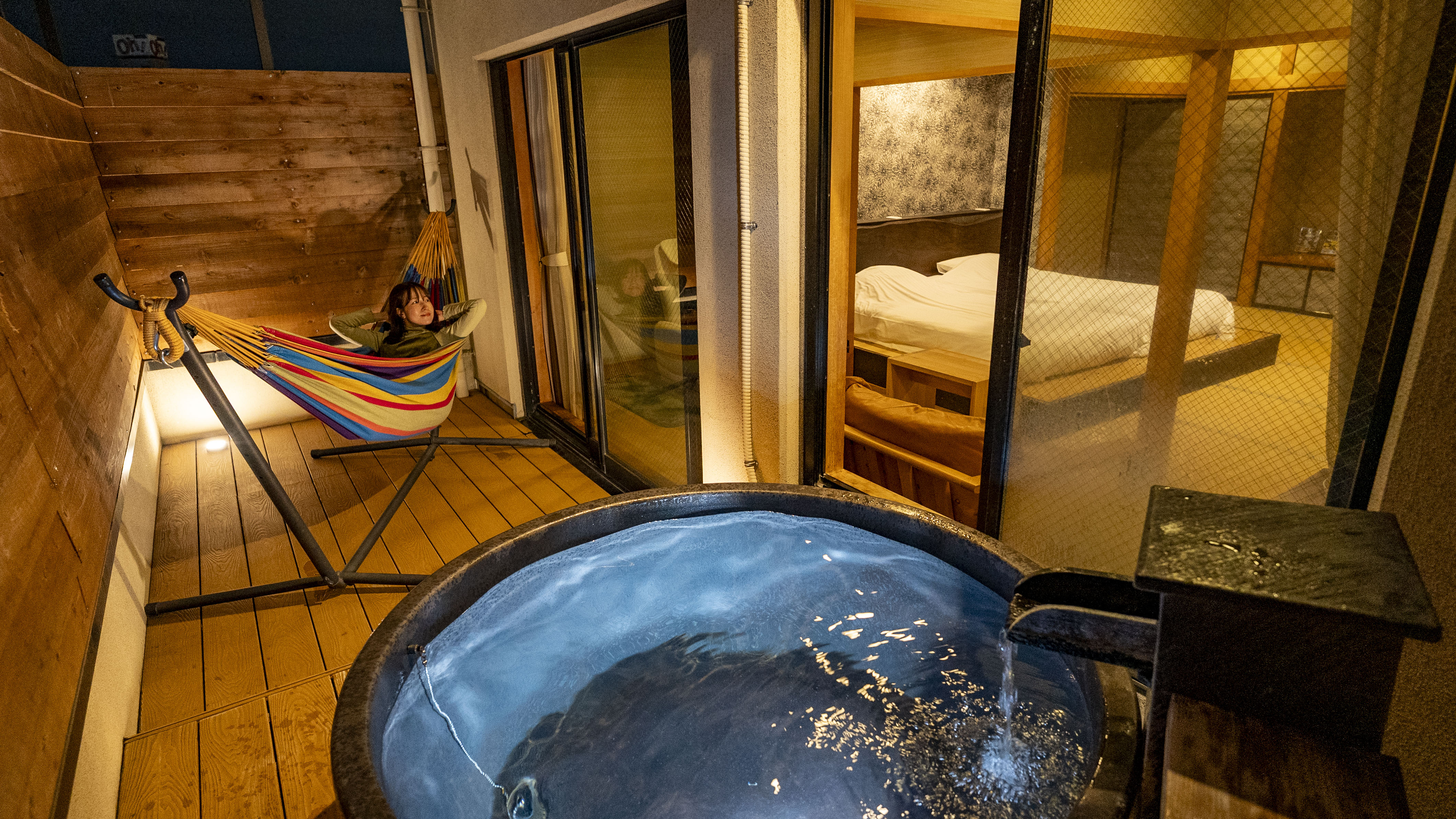 客室露天風呂バルコニー【Dタイプ】