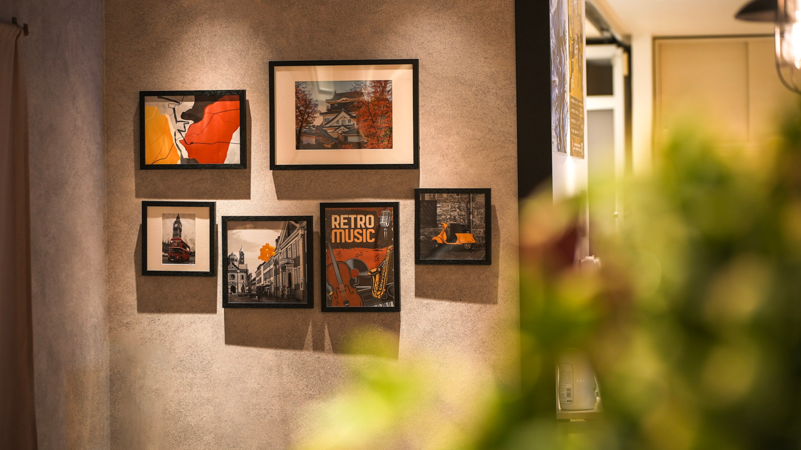 シックなデザインでおしゃれな空間を演出