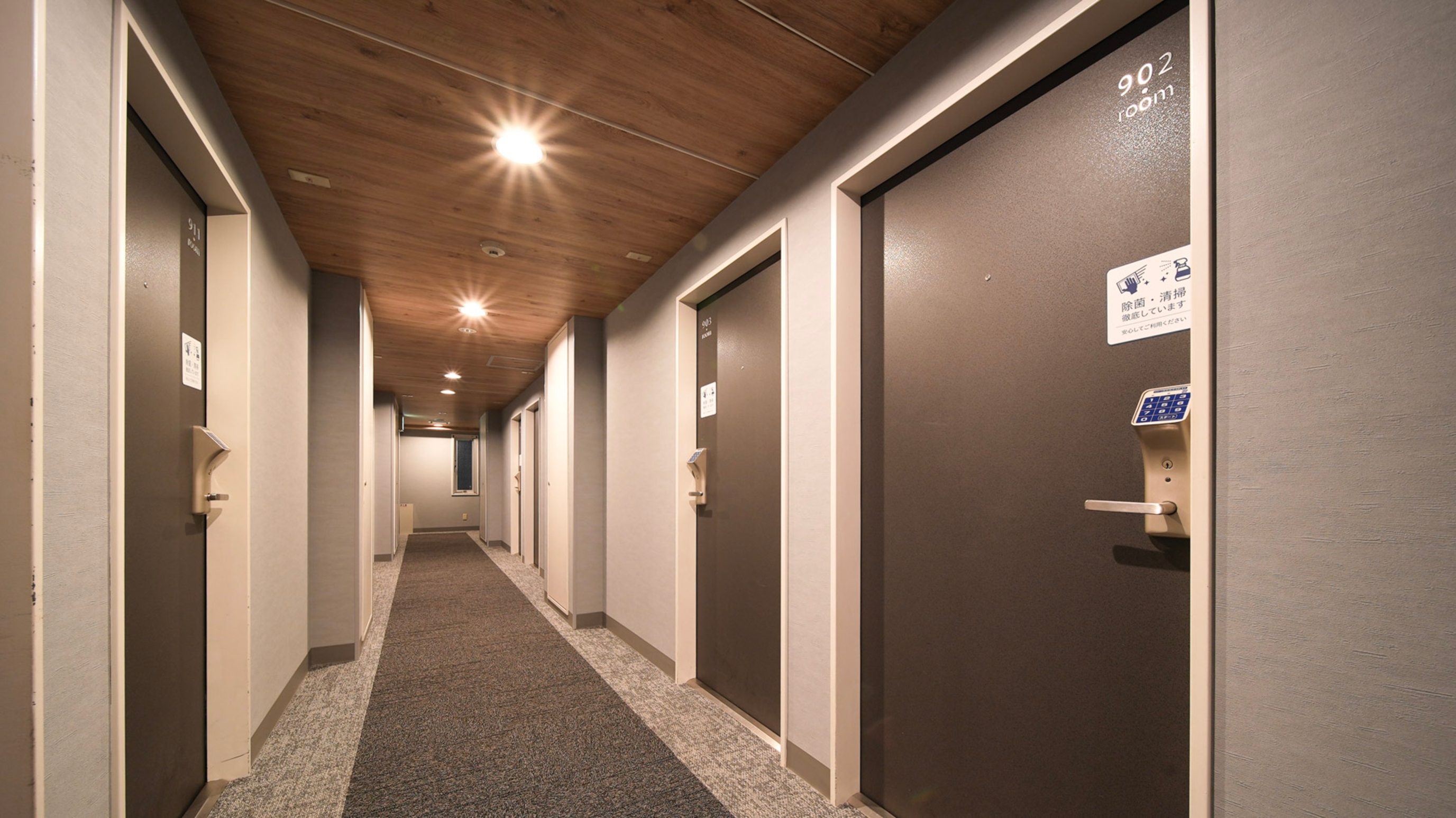 清潔感のある廊下