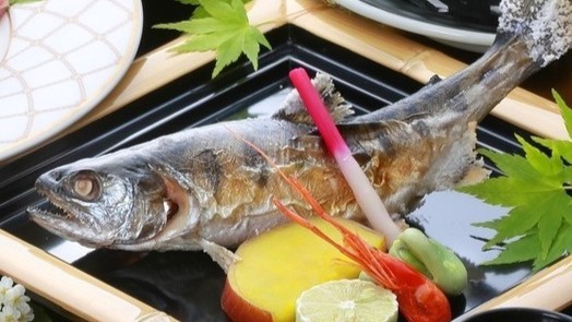 ヤマメ付き【松花堂膳】宿泊プラン　 1泊2食13，080円〜　※期間11/30まで　