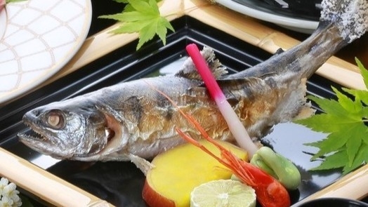 ヤマメ付き【松花堂膳】宿泊プラン　 1泊2食13，080円〜　※期間7/17まで　