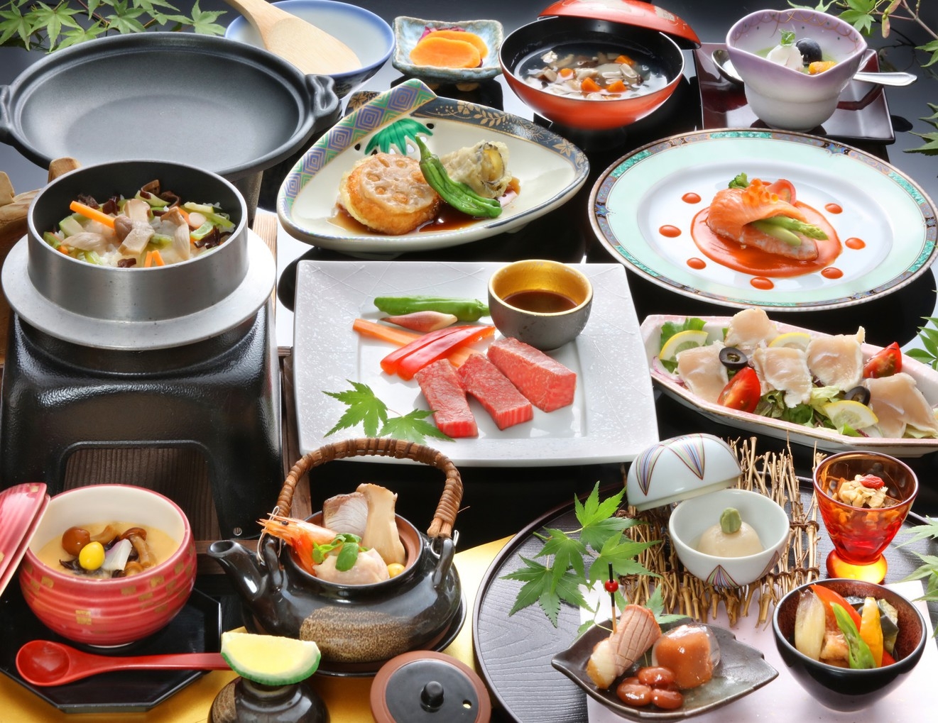 「松茸と博多和牛」特別会席宿泊プラン(10/1〜12/10)◎1泊2食13，980円〜
