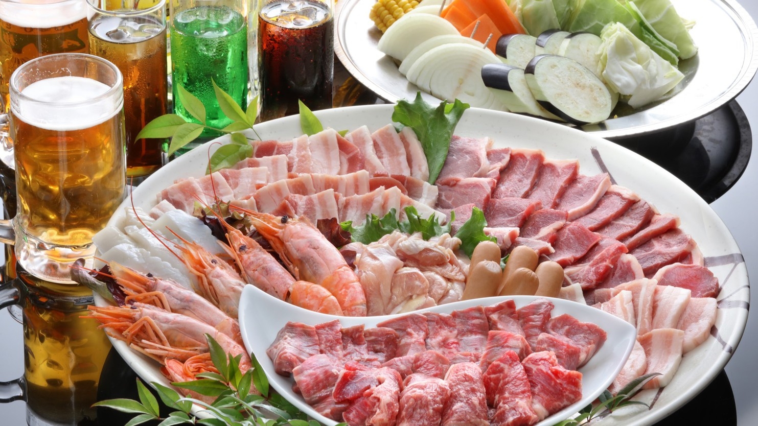 夏！『博多和牛』付き【屋外バーベキュー＆2時間飲み放題】宿泊プラン(7/19〜8/23、8/30)