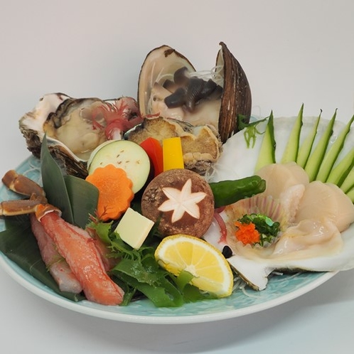 *海鮮陶板焼　（季節により食材は異なります。）