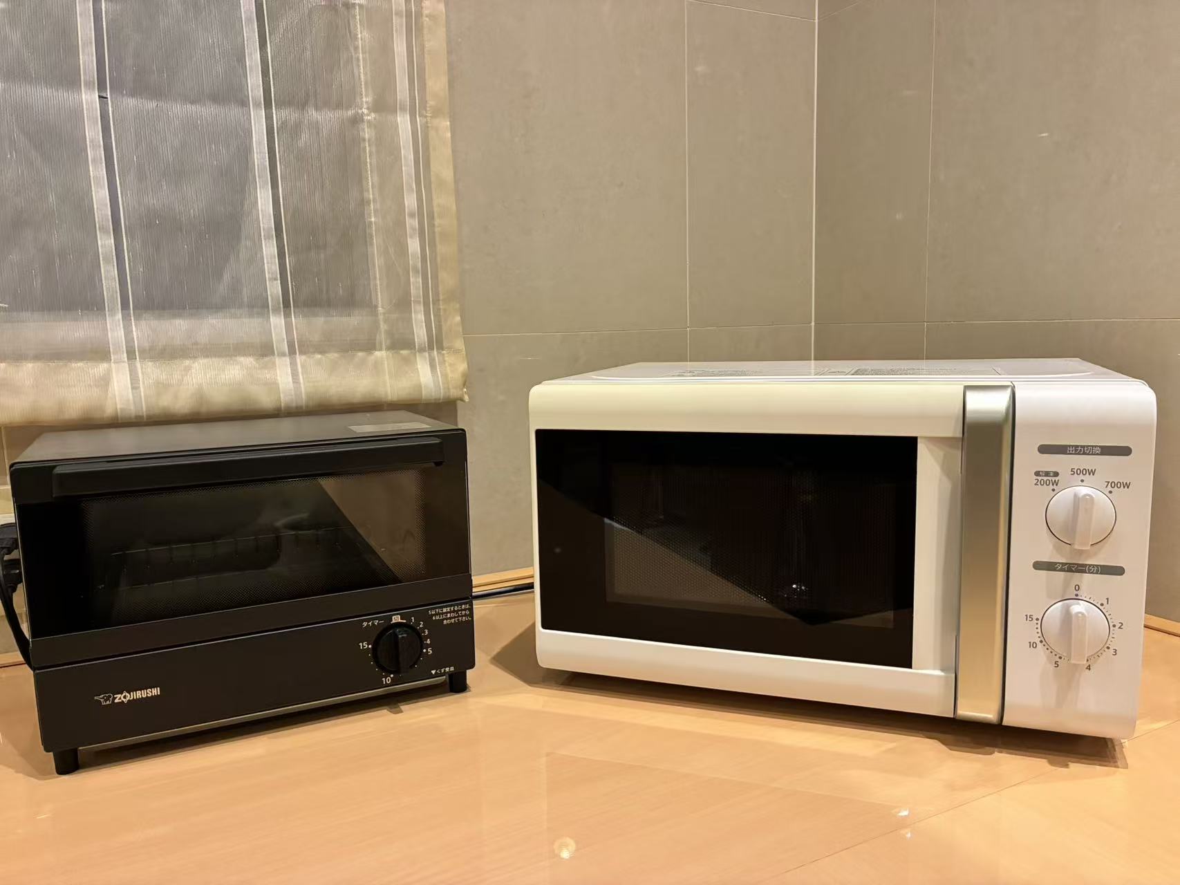 オーブントースターと電子レンジ