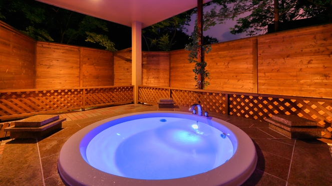 ペットと客室露天で寛ごう♪本格欧風コース料理プラン