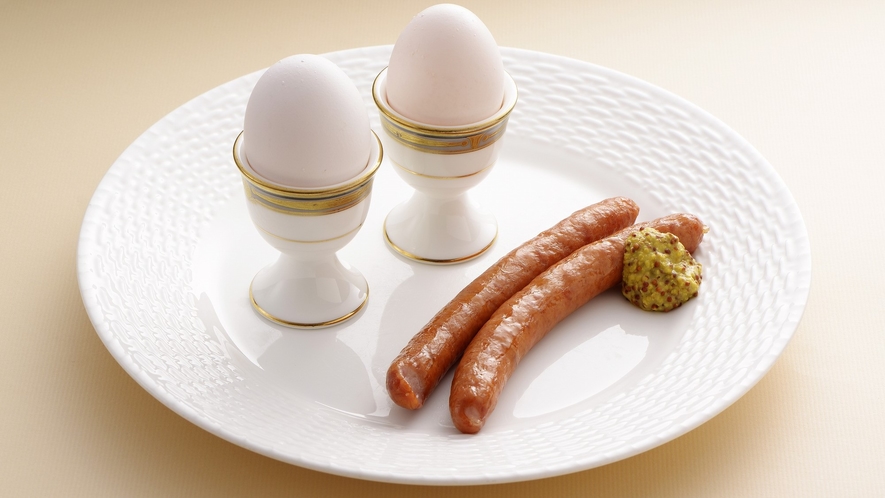 朝食：選べる卵料理（ボイルエッグ）