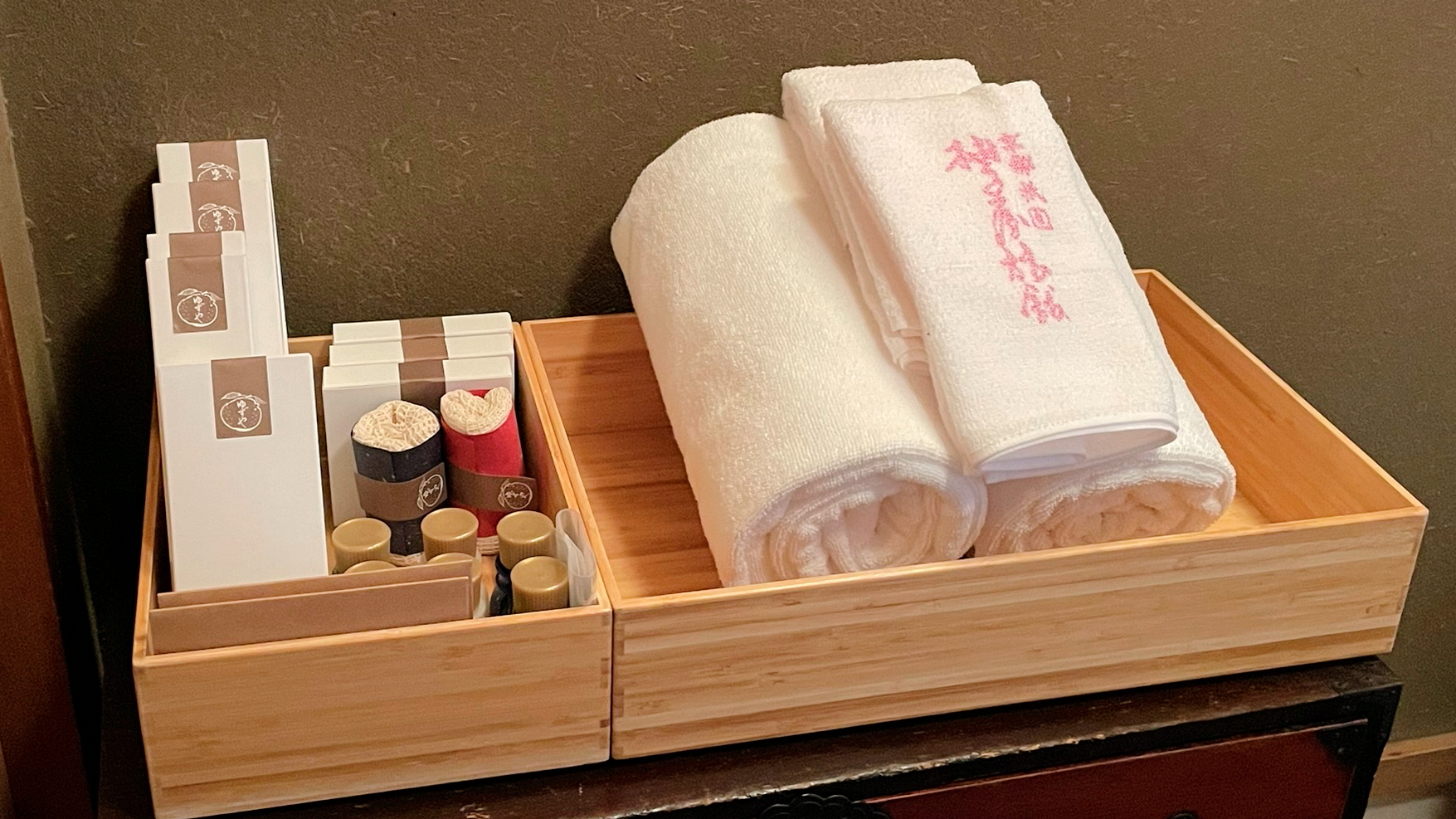 客室アメニティ一例