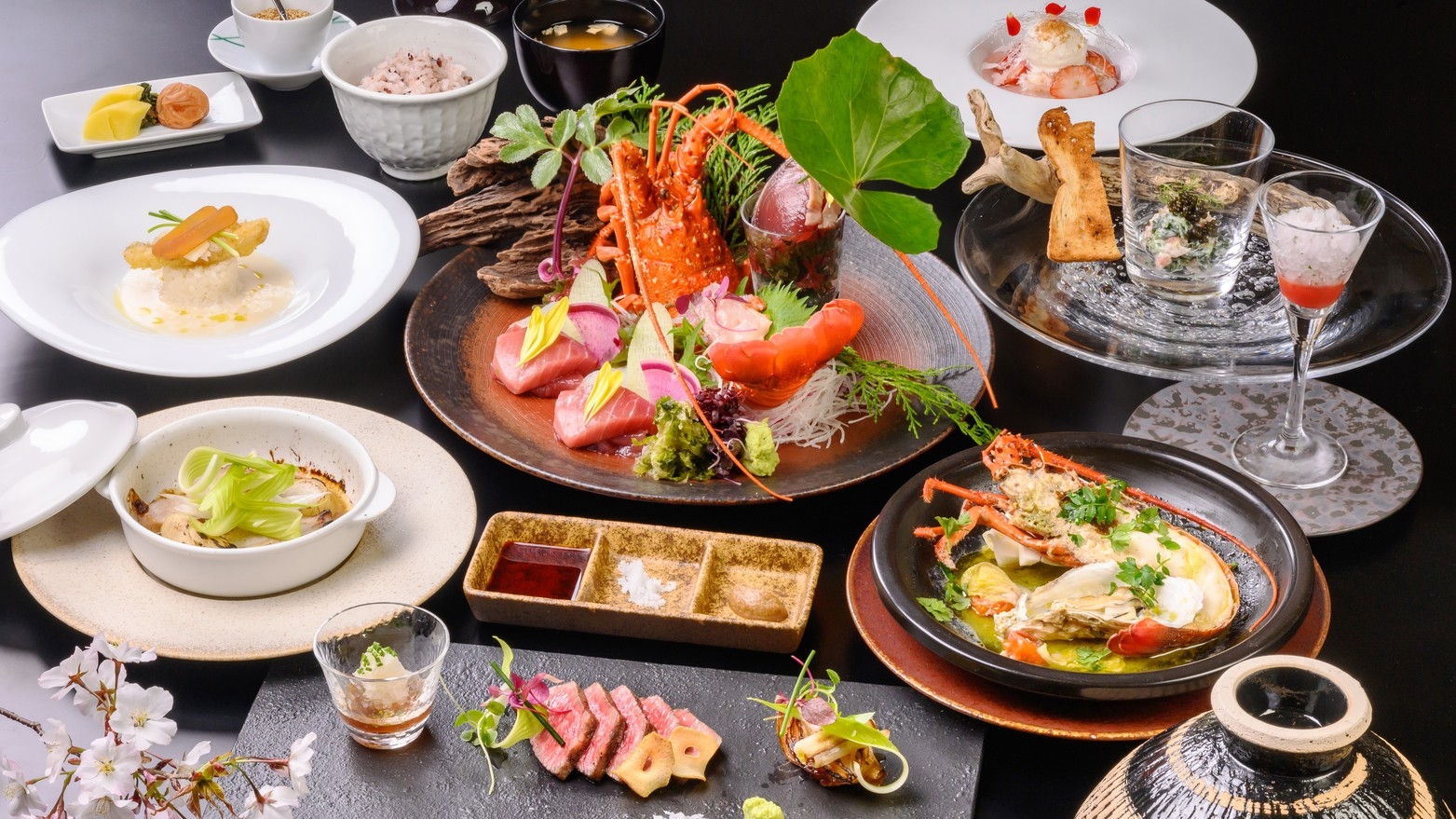 【楽天月末セール】【三重を食す 御食国会席】松阪牛・伊勢海老・山海の幸 —美食オールインクルーシブー