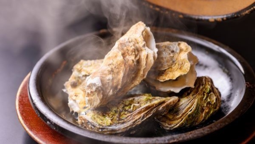 【熊野倶楽部】《ブッフェ限定》オプション料理　三重県産牡蠣の酒蒸し