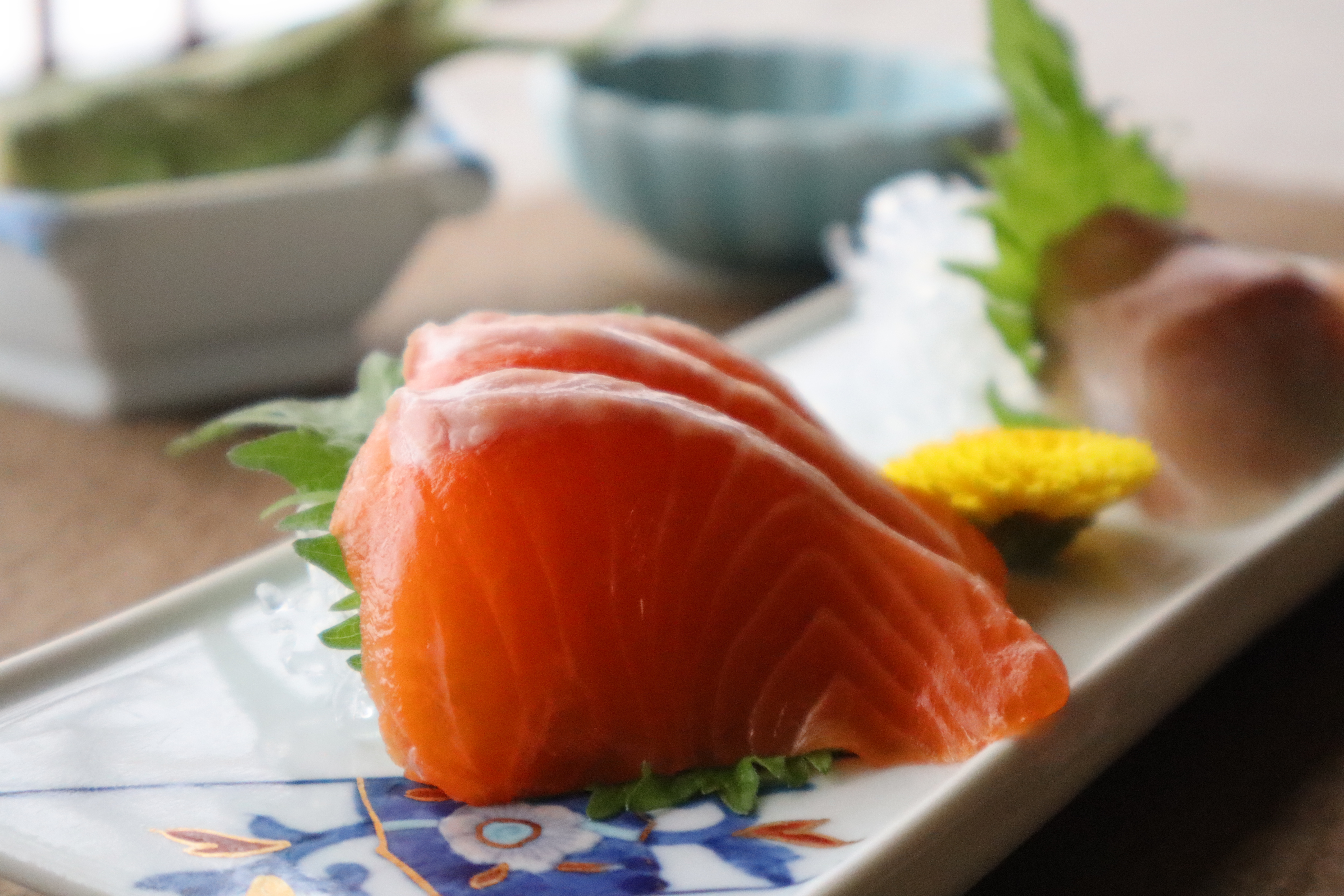 信州サーモンと大岩魚のお造り