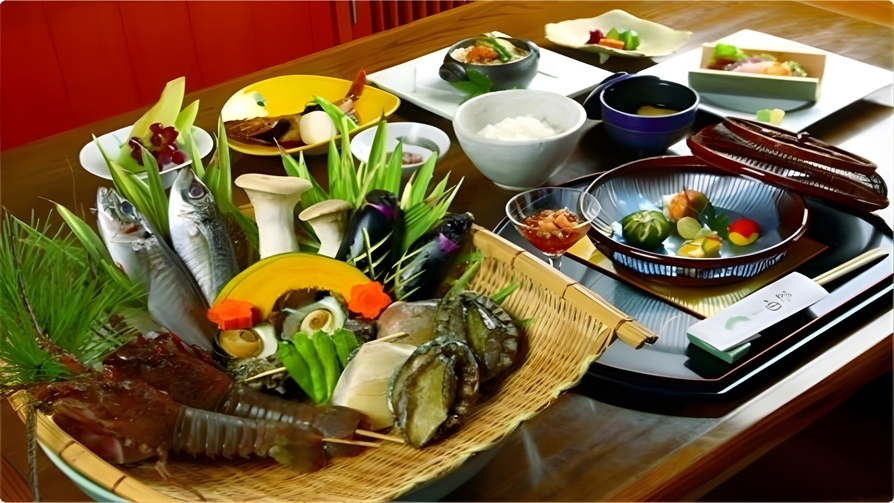 【海鮮炭火焼プラン】旨いものづくし♪ 新鮮な海幸に舌鼓♪