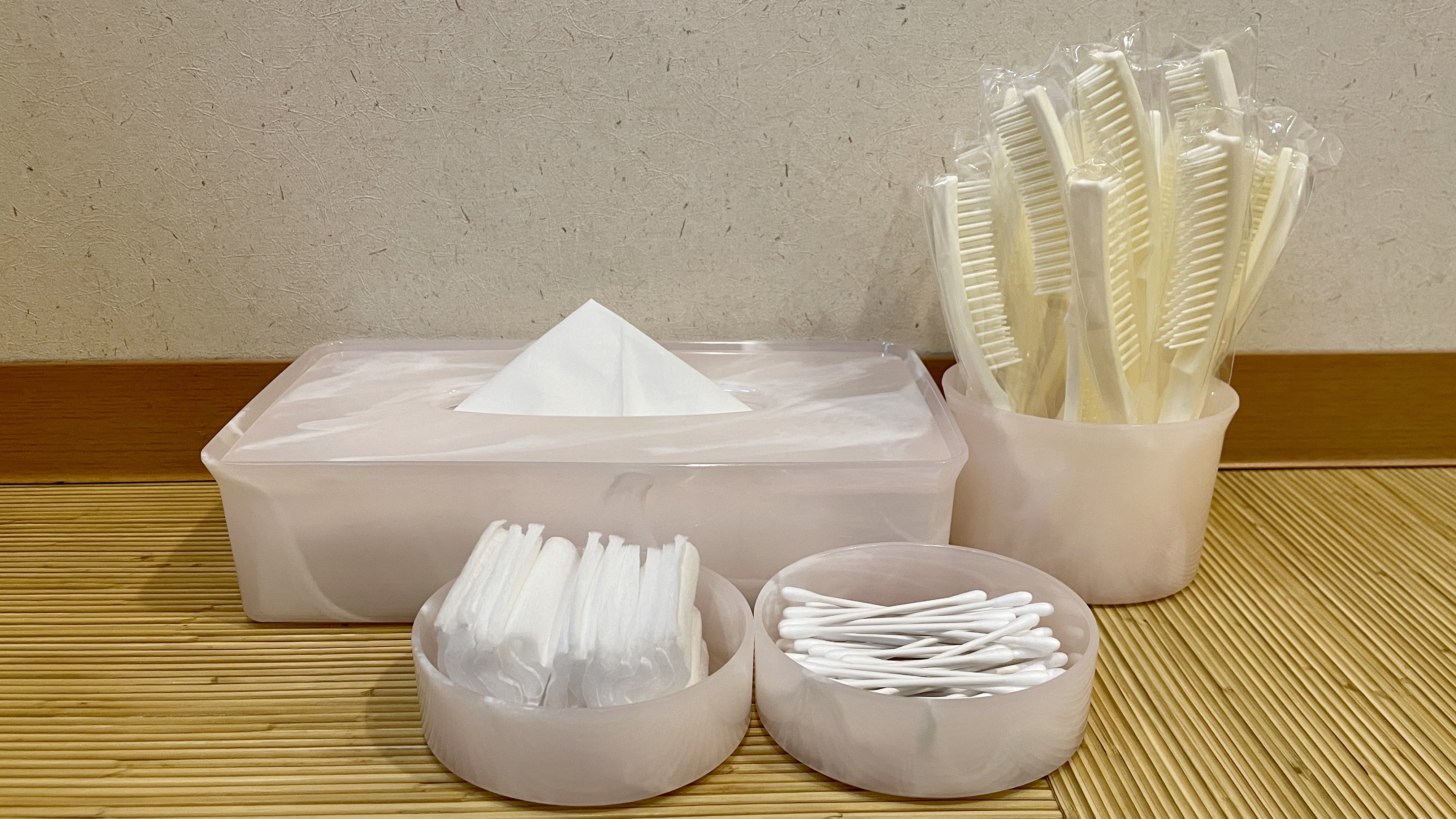 女性大浴場　脱衣所アメニティ