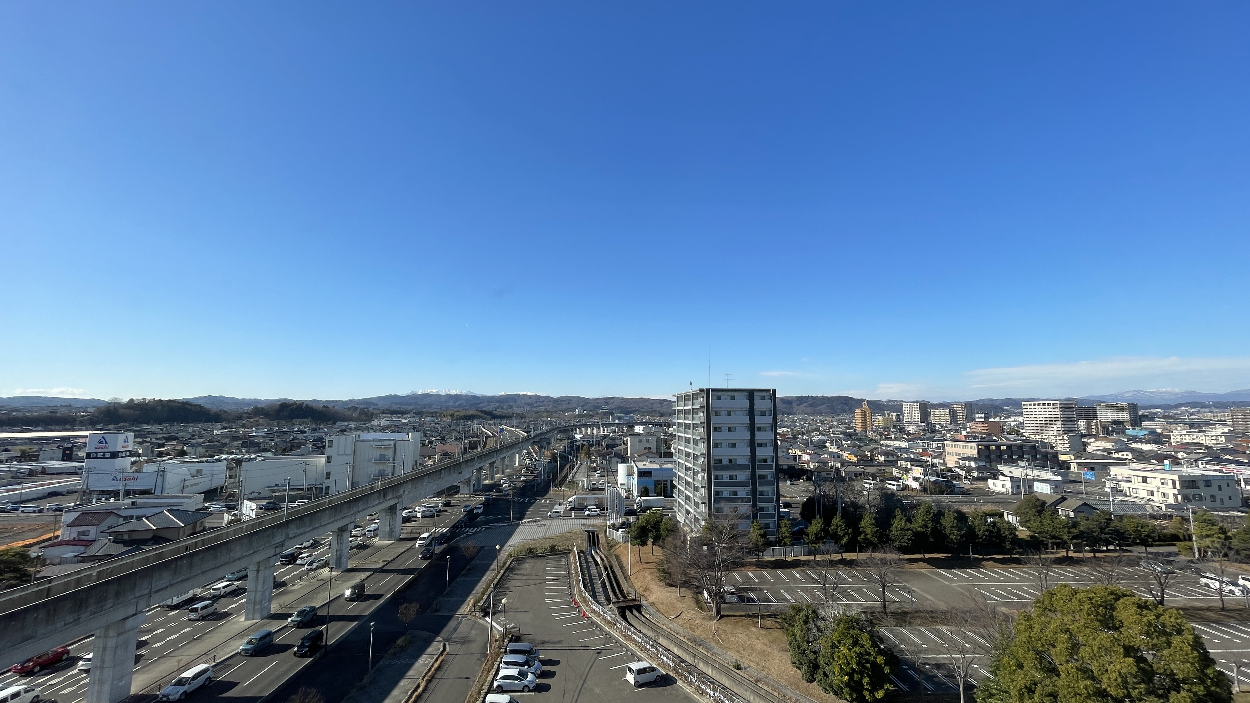 西側（山側）景色