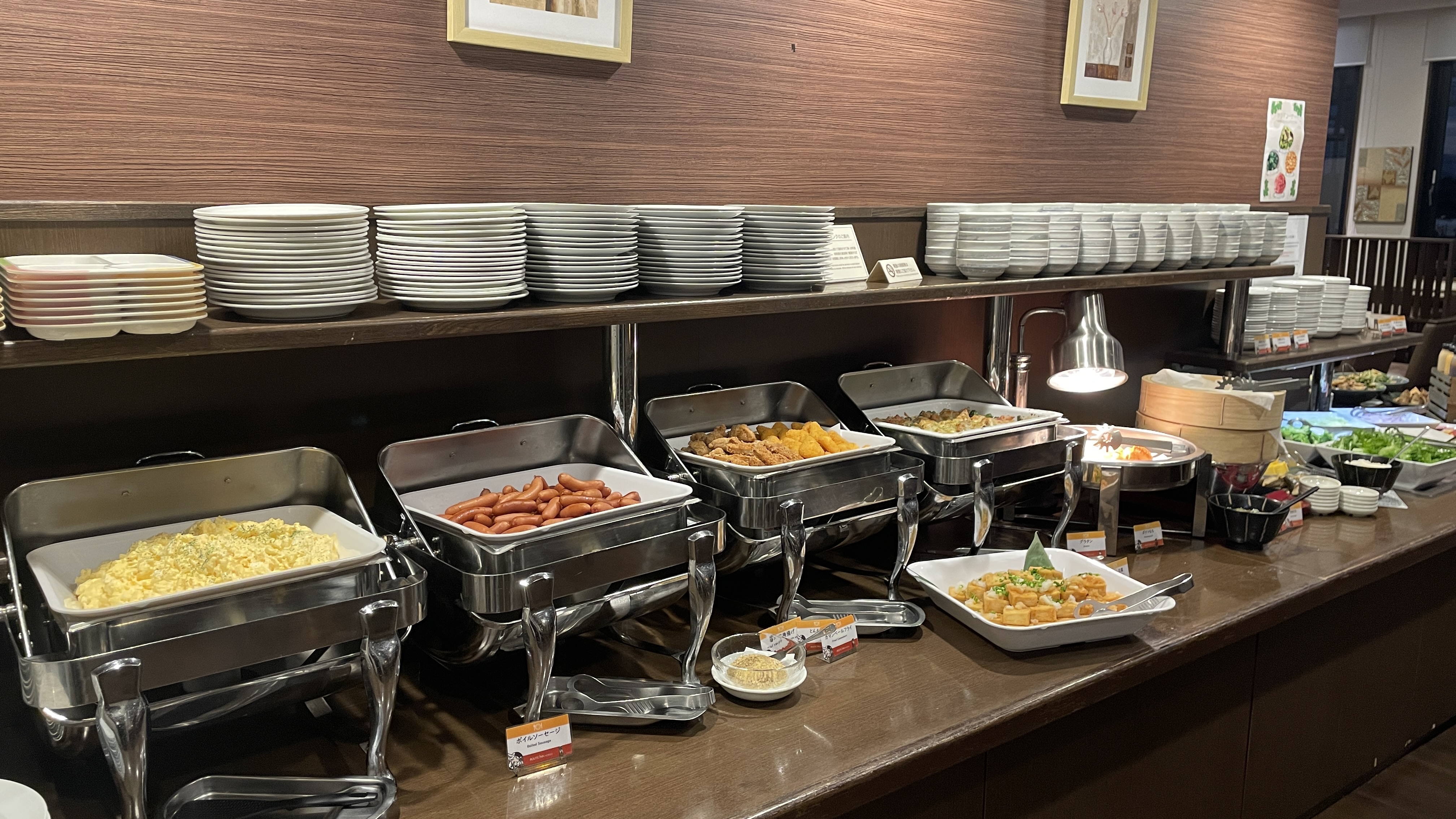 朝食バイキング（一例）