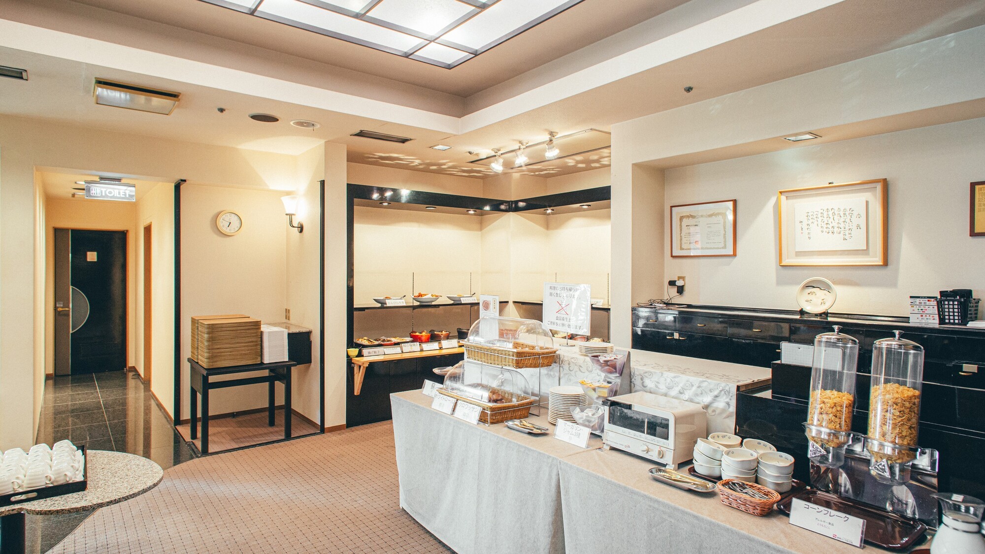 朝食バイキング会場