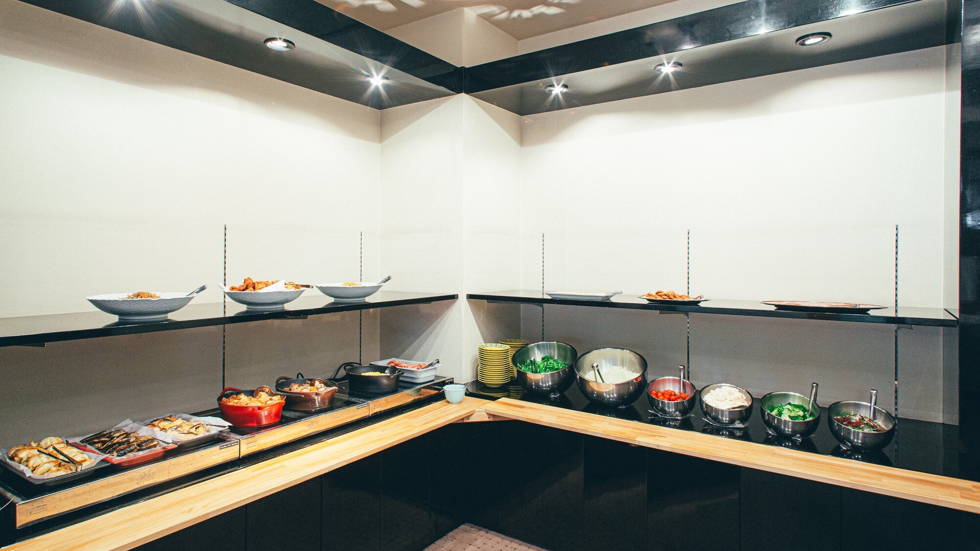 朝食バイキング会場