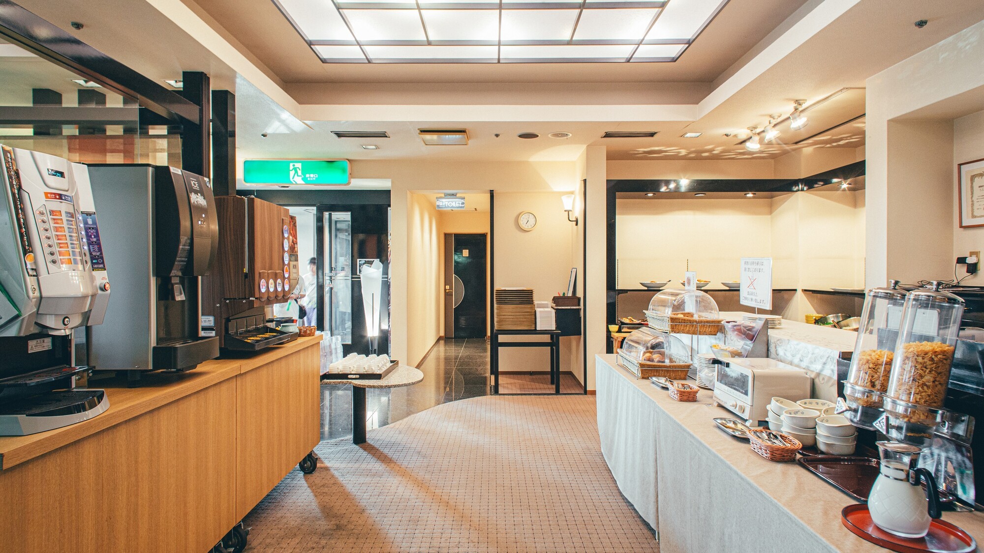 朝食バイキング会場