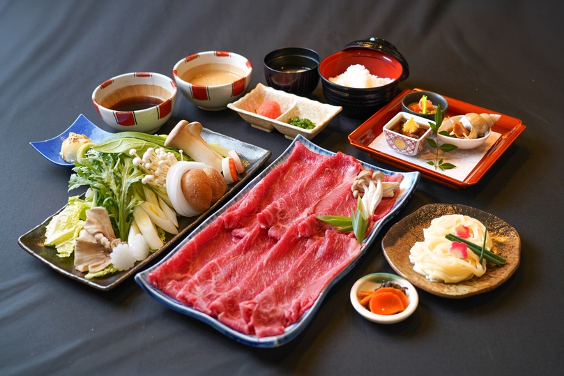 *富山で休もう。*【富山県産牛しゃぶしゃぶコースプランB　１８：３０スタート】　１泊２食付♪