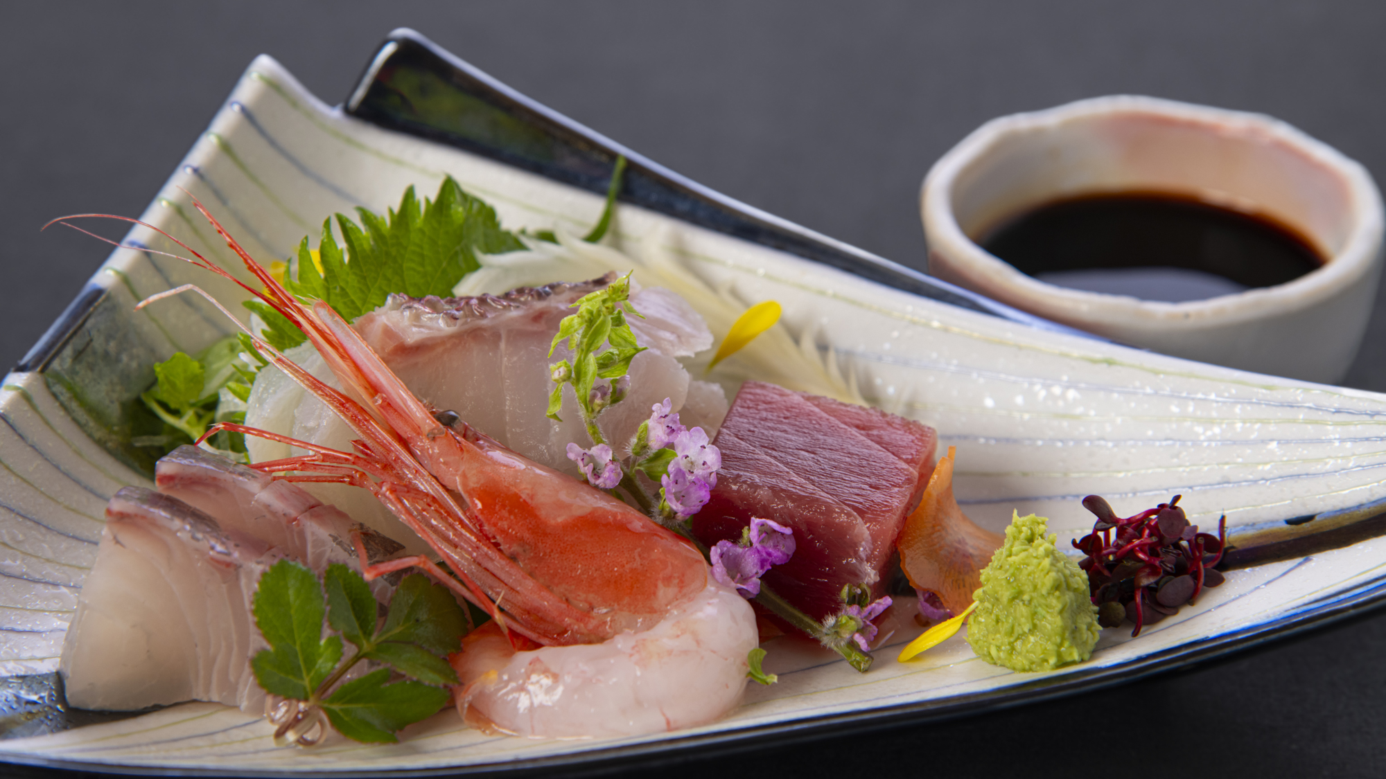 *夕食_お刺身（一例）