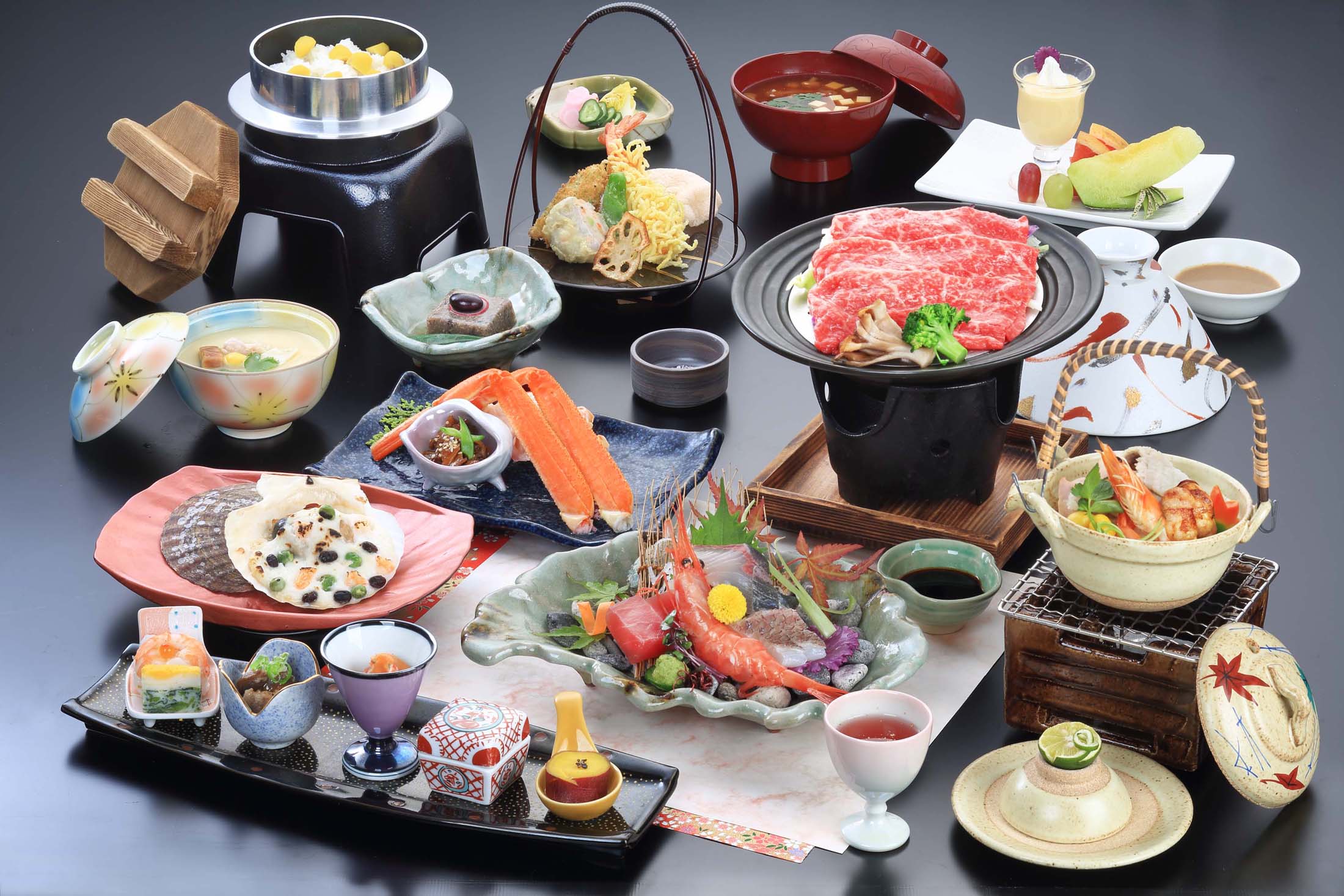 会席料理～あさぎり（一例）