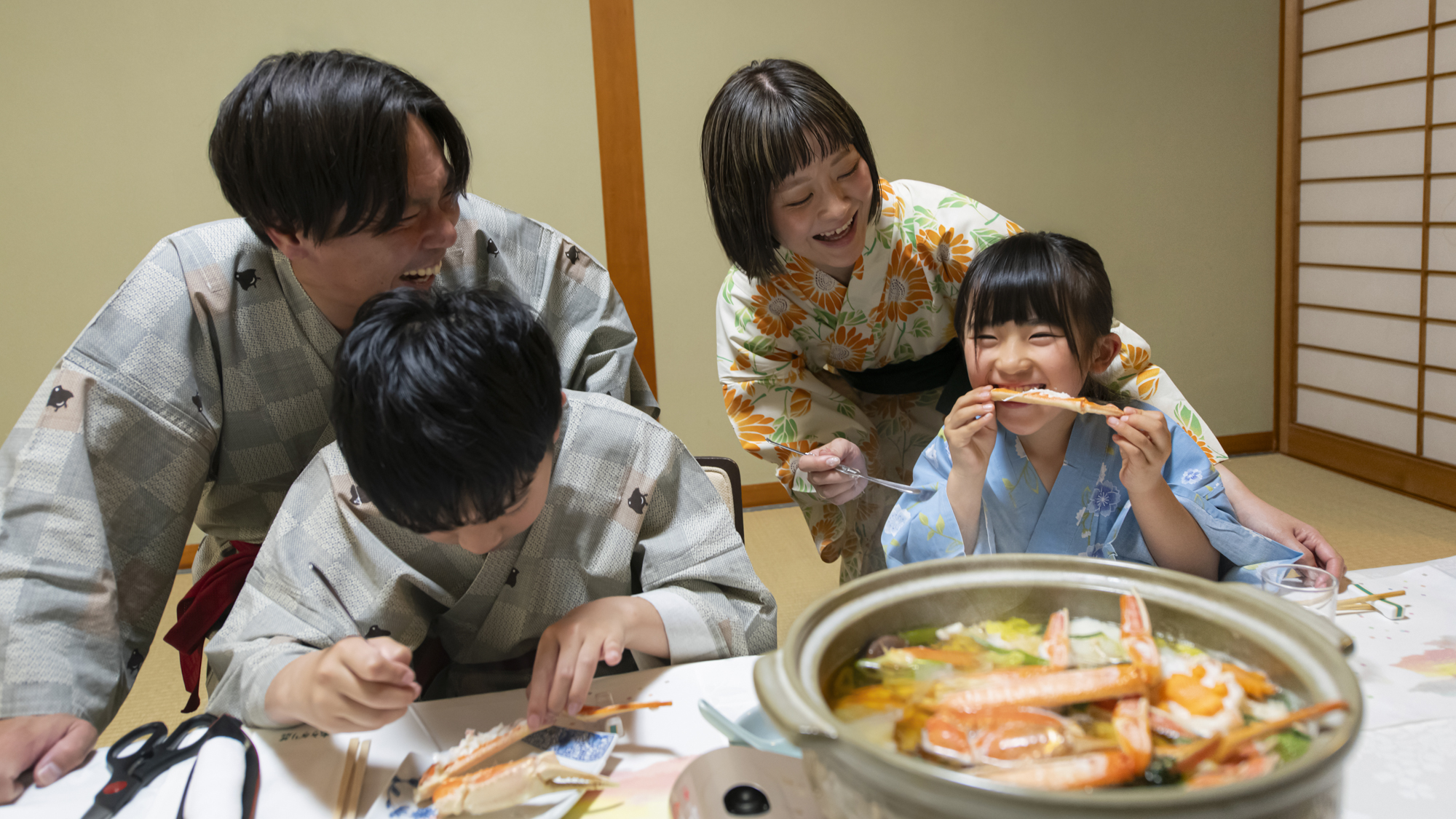 *城崎で食べる蟹鍋は新鮮で身がぷりぷり♪たくさん食べて満腹！