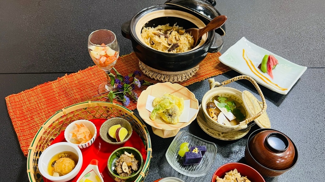 【秋季限定◆国産松茸◆】信州川島産松茸尽くし料理プラン＜2食付＞