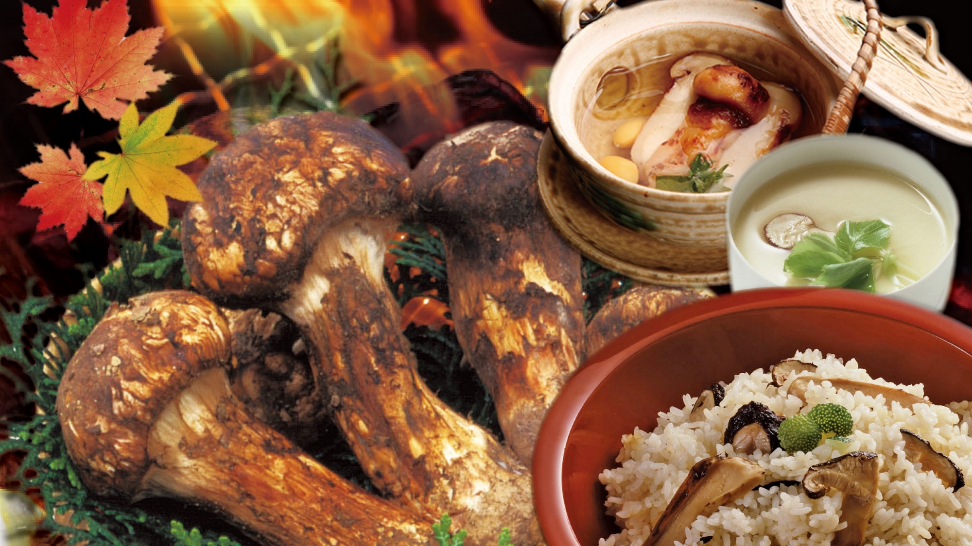 松茸料理プラン　イメージ