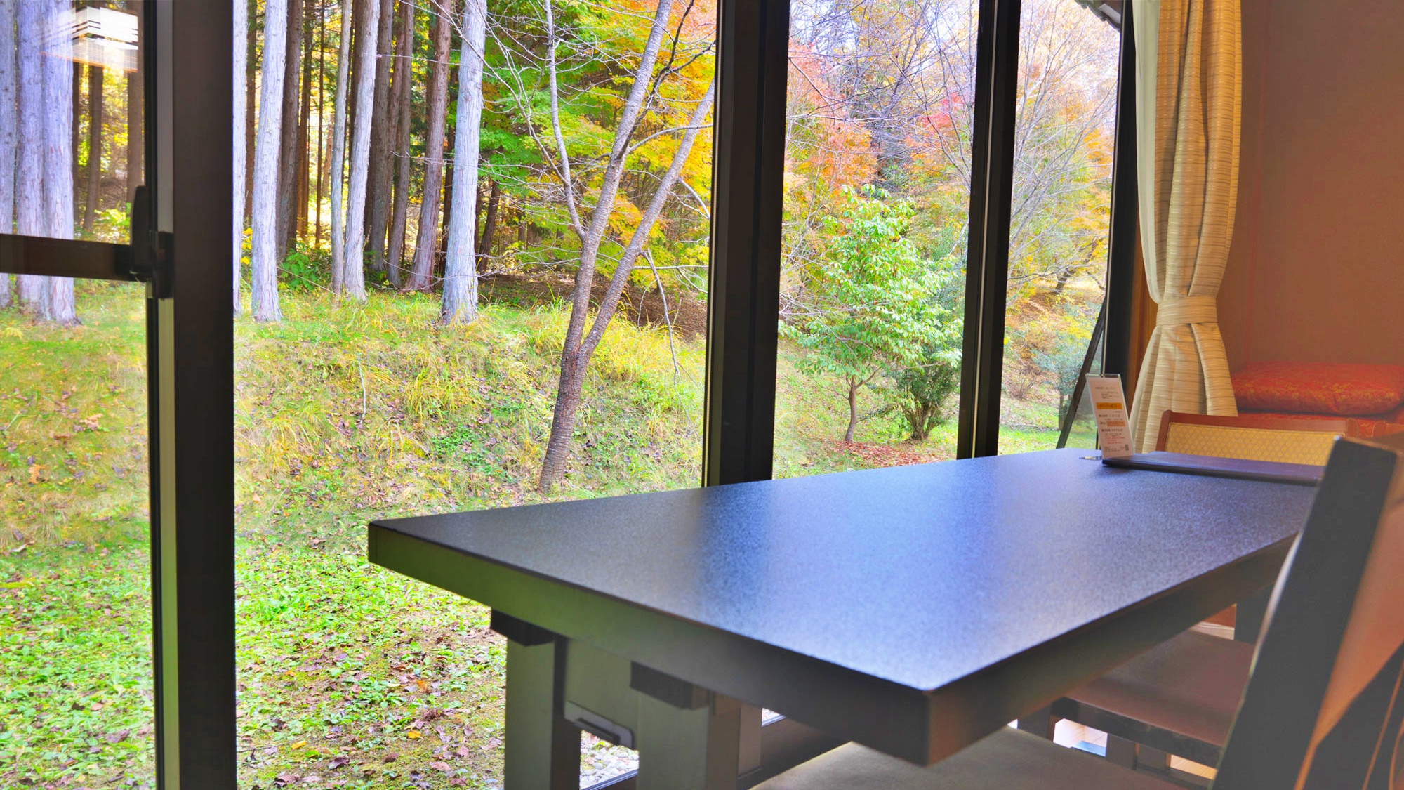 【あし】お部屋からの眺め