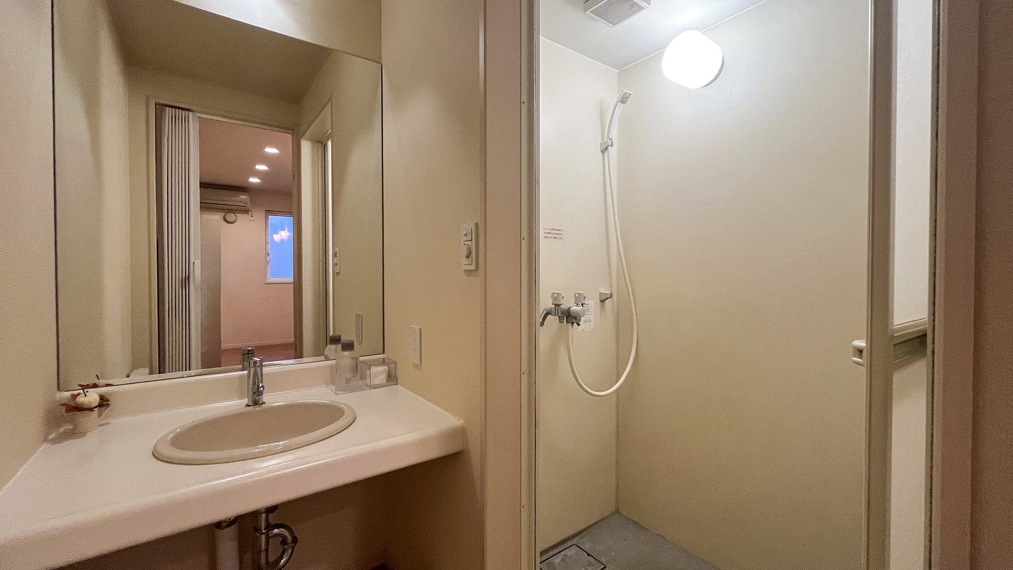 汗を洗い流して気分リフレッシュ♪