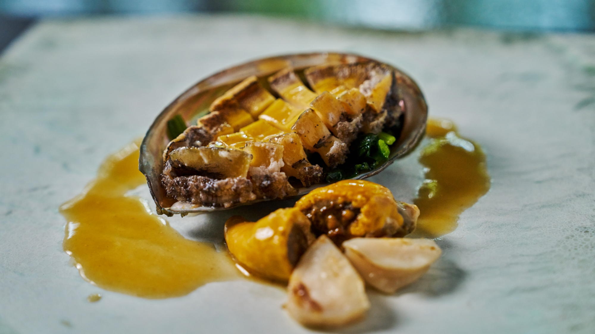 【玄汀-migiwa-】鮑と黒毛和牛 贅沢な食材を鉄板焼で味わう／1泊2食付（全室ミニバー無料）