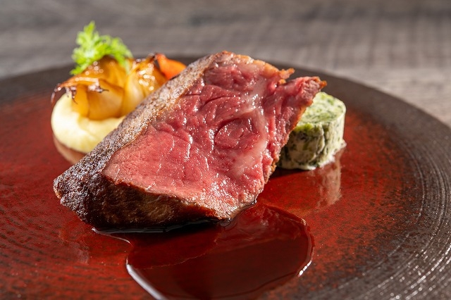 【レストラン花暦】りんご和牛信州牛 フルコースディナー＋朝食　　1泊2食付プラン＿