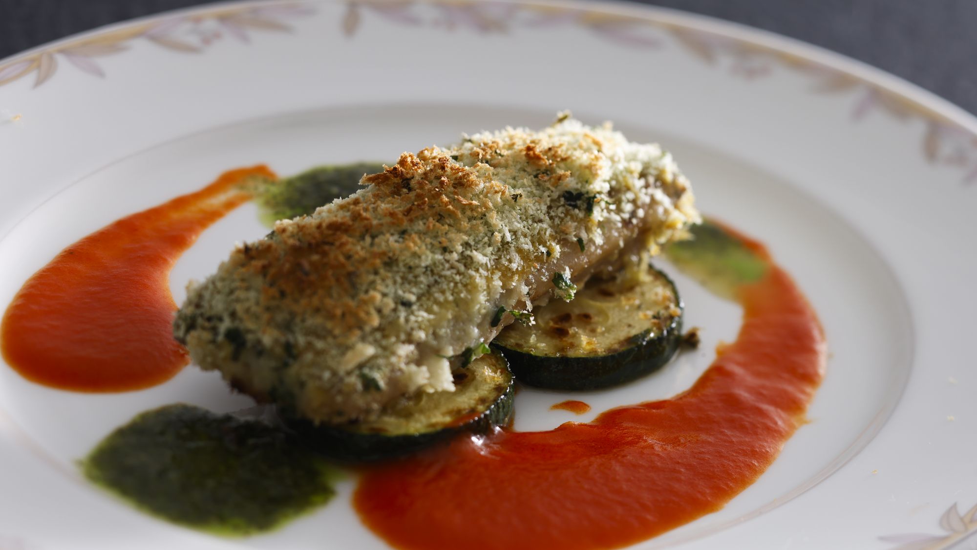 【花暦】洋食ディナー ～太刀魚のパセリ パン粉焼き～