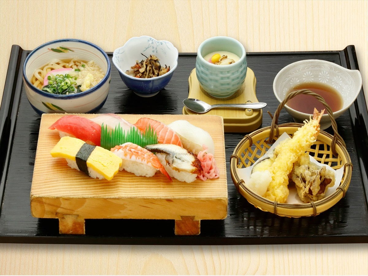 ④寿司天ぷら定食