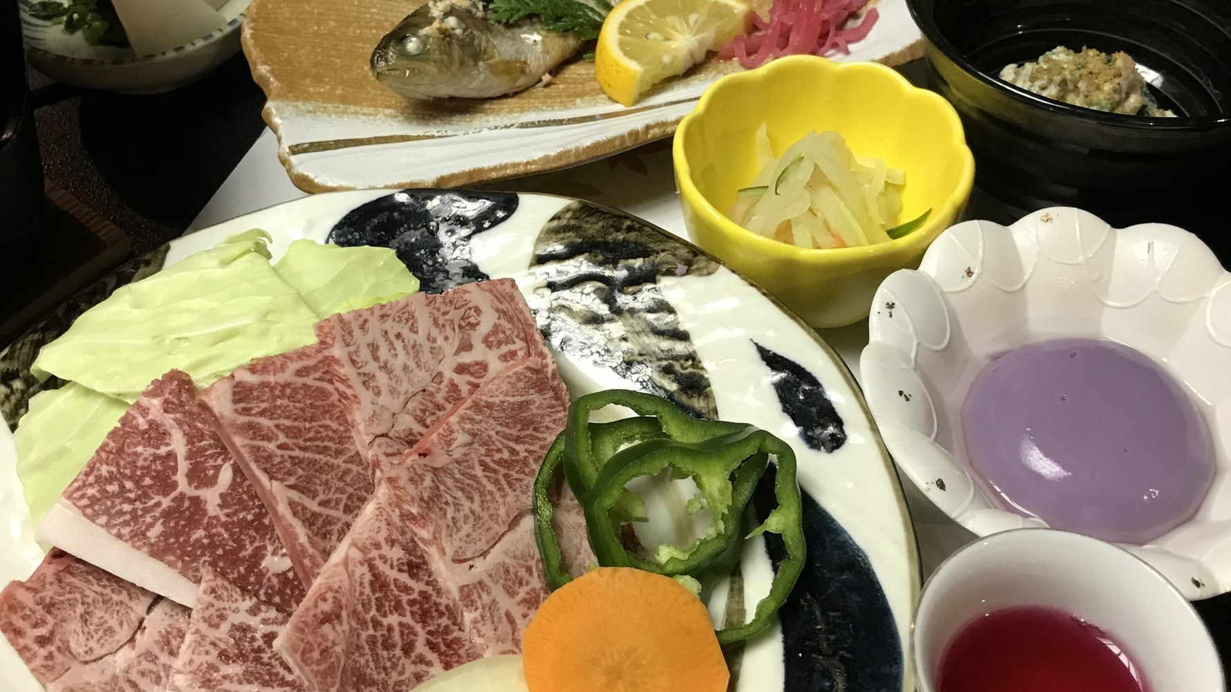 ＜当館のオススメ＞お肉重視で満足度UP！貸切風呂＆全10品の焼肉会席を堪能