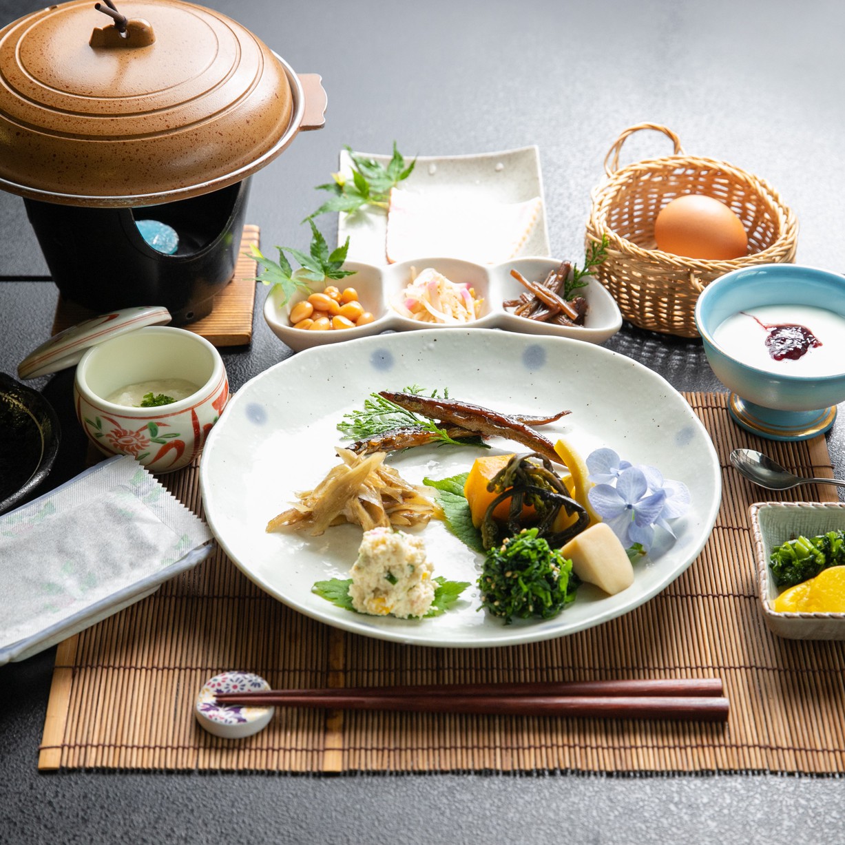 ＜清風荘オリジナル＞フルコースを堪能！食と湯で山の恵み満喫・２食付プラン／貸切風呂無料