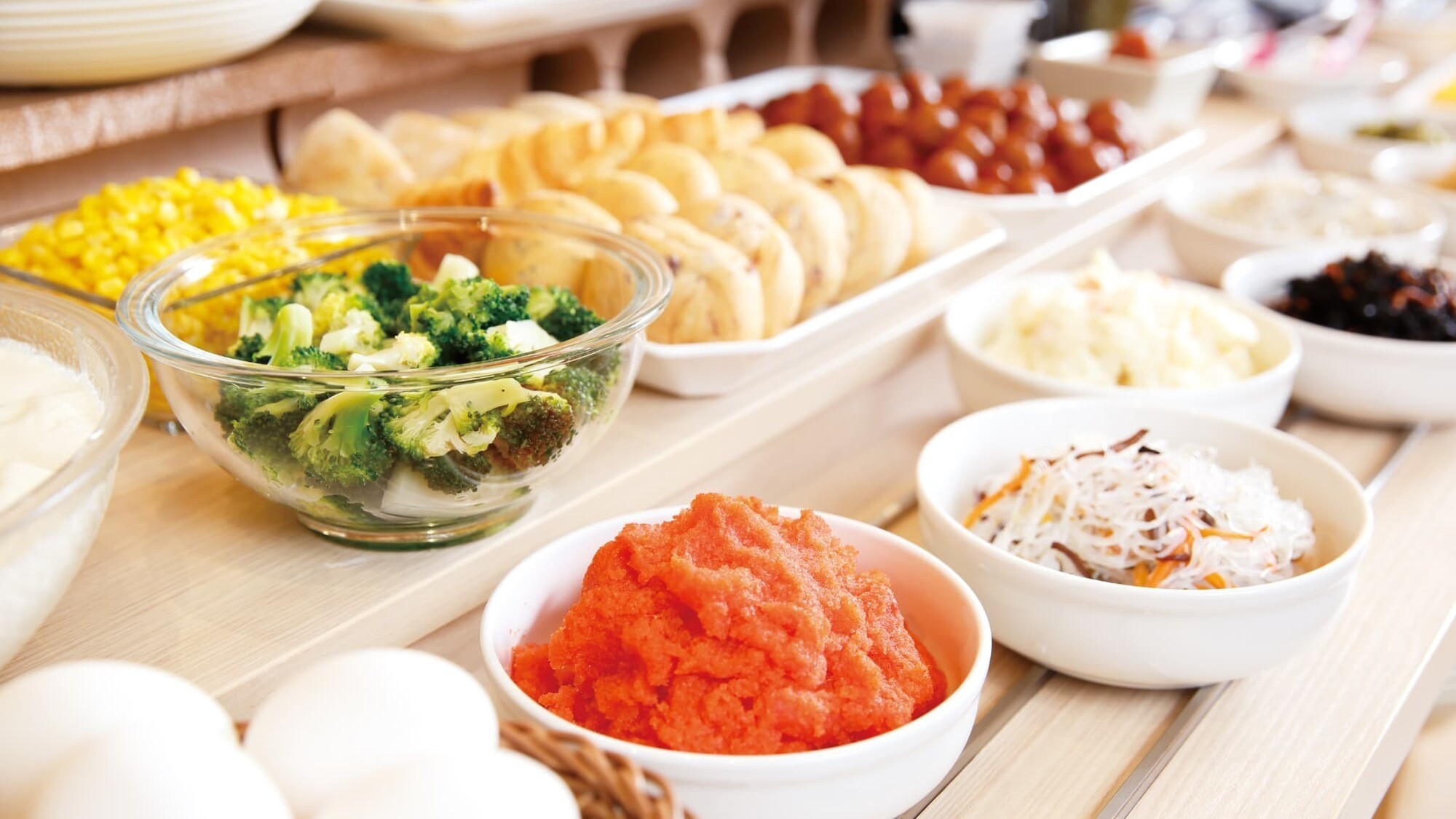 朝食バイキング　一例