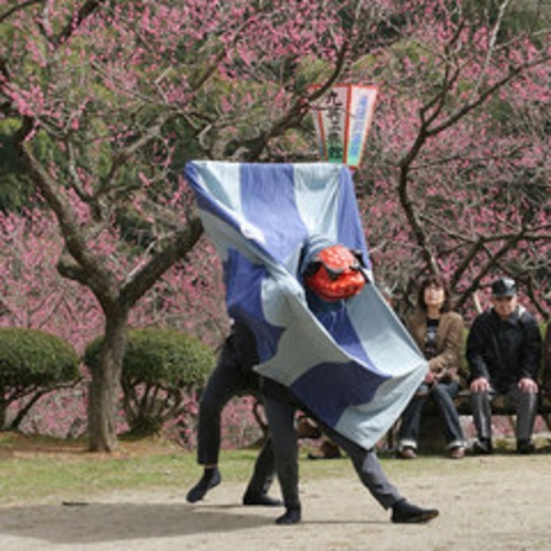 湯田川温泉神楽(開催は4月の梅まつり、7月の丑湯治）