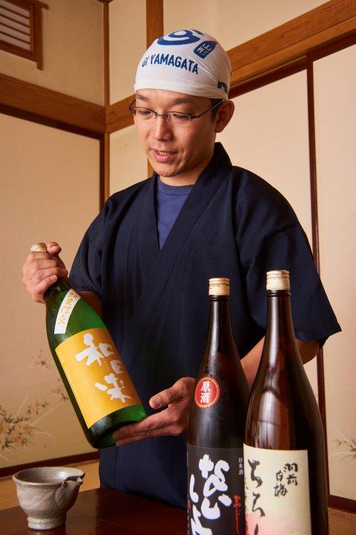 3種飲み比べと若旦那