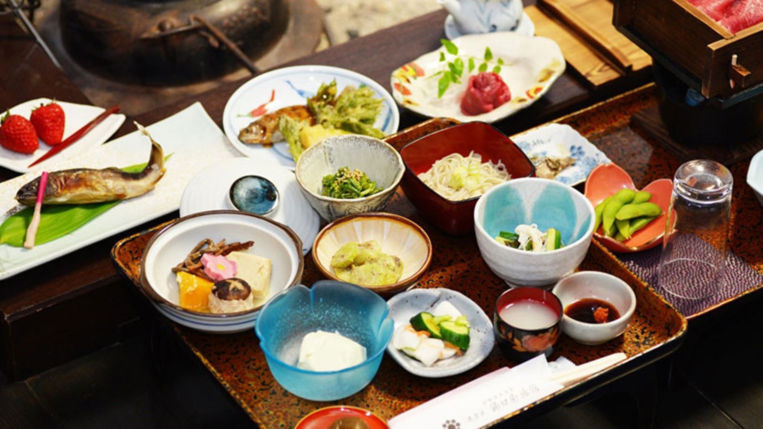 【当館人気！】茅葺の源泉いで湯で気楽に湯治気分/2食付