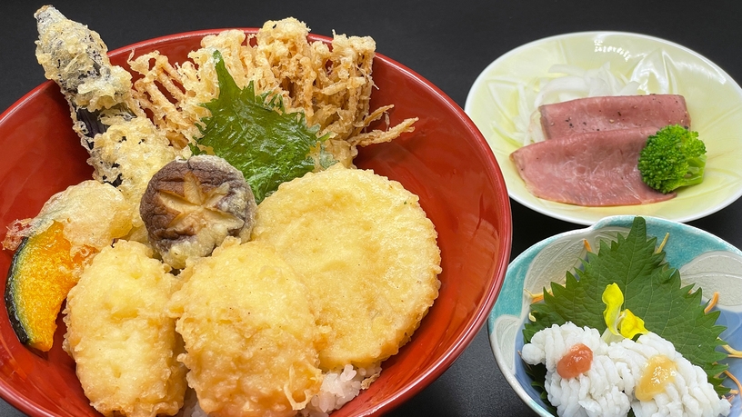 【昼食】日帰りカジュアルプラン（淡路鱧天丼セット＋入浴券）