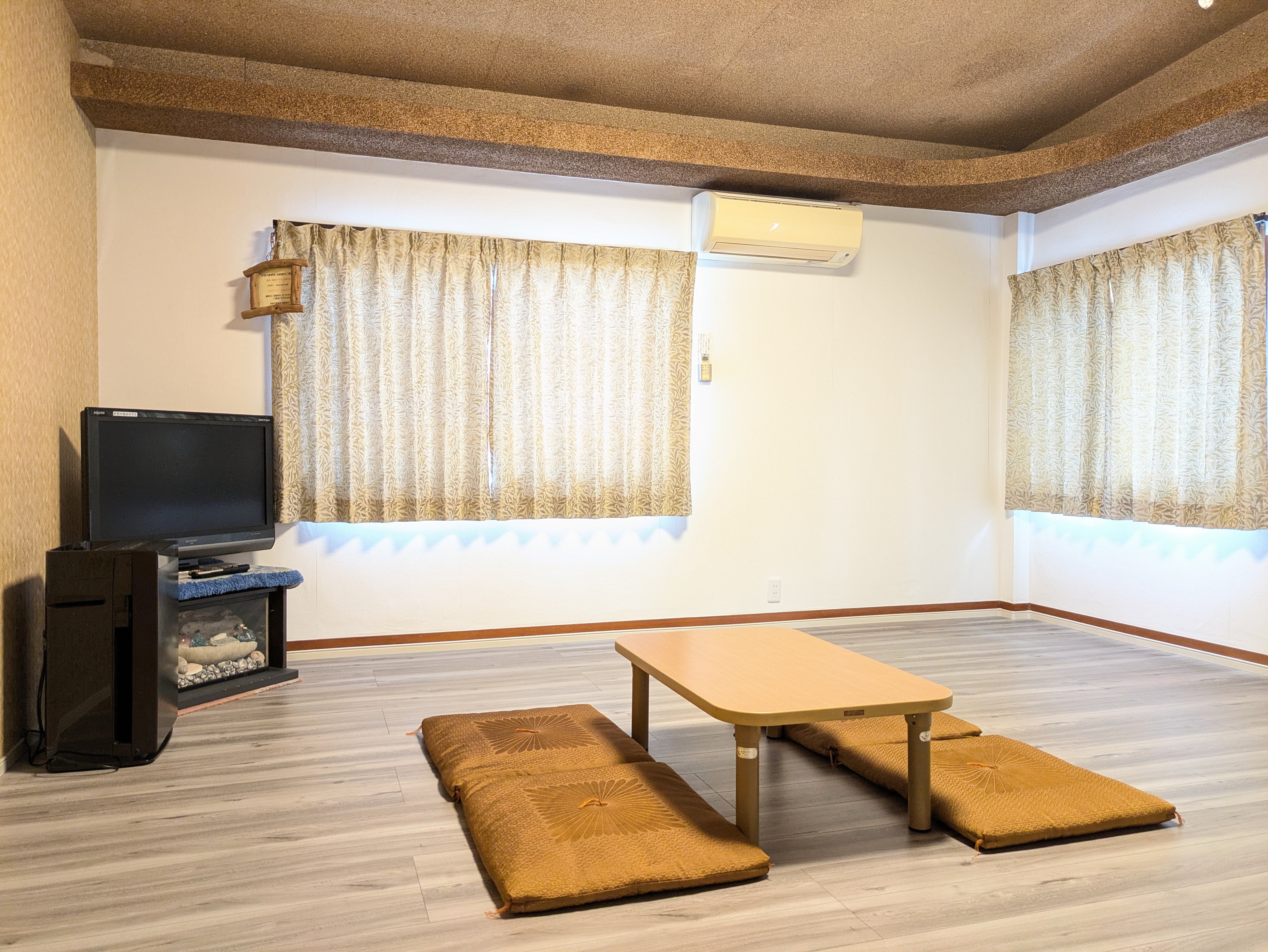 12畳フローリング＆12畳和室があり※お部屋タイプは、おまかせになります。