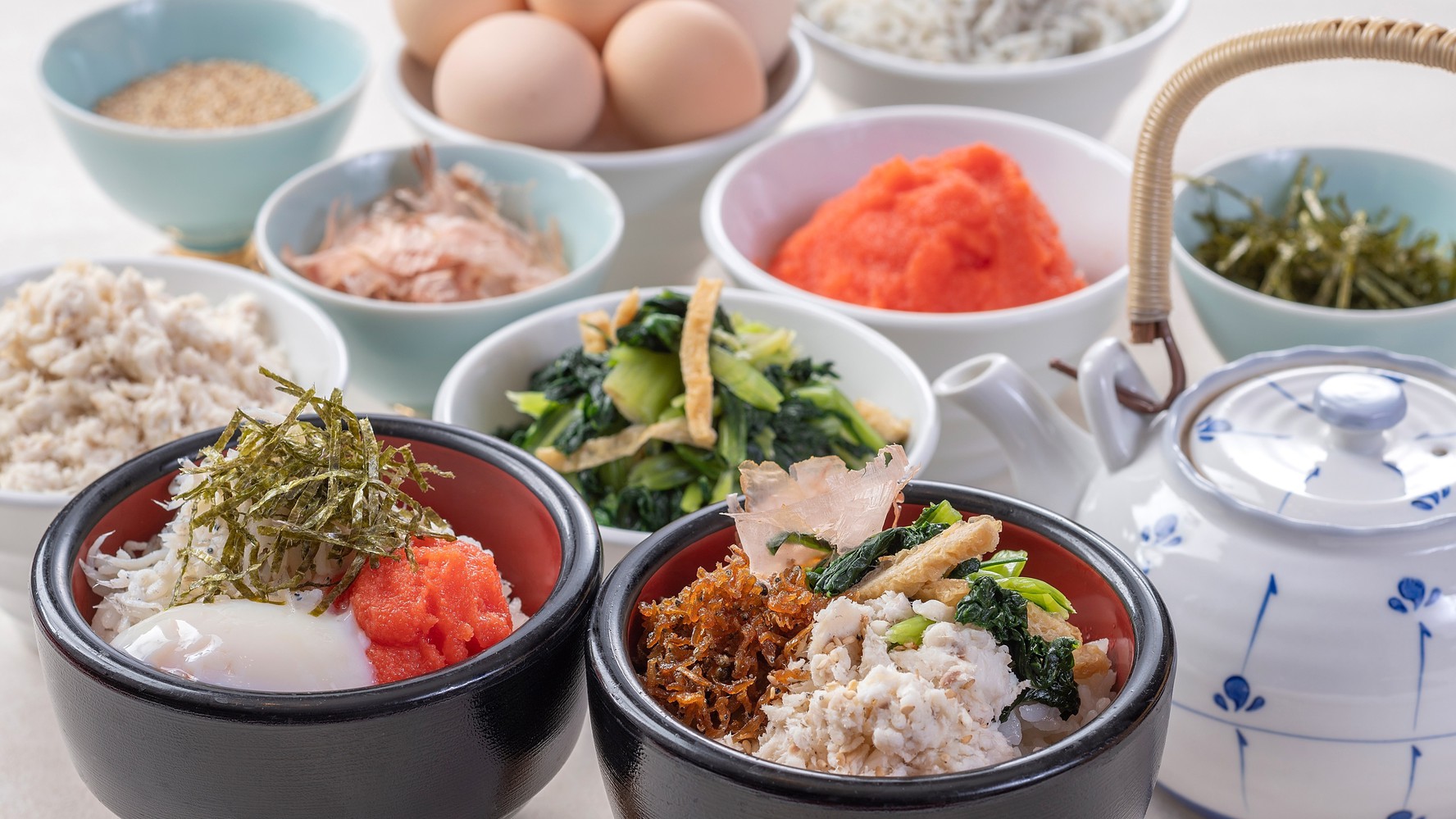 朝食バイキング　のっけ丼