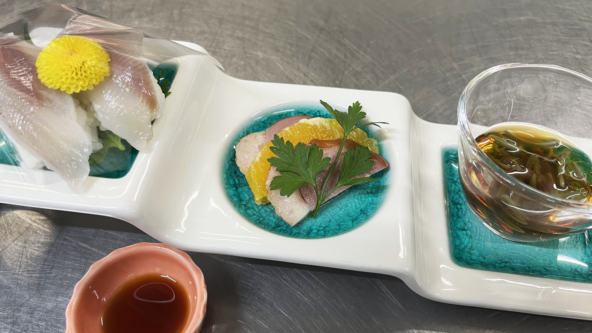 *天然鮎プラン　（料理一例）