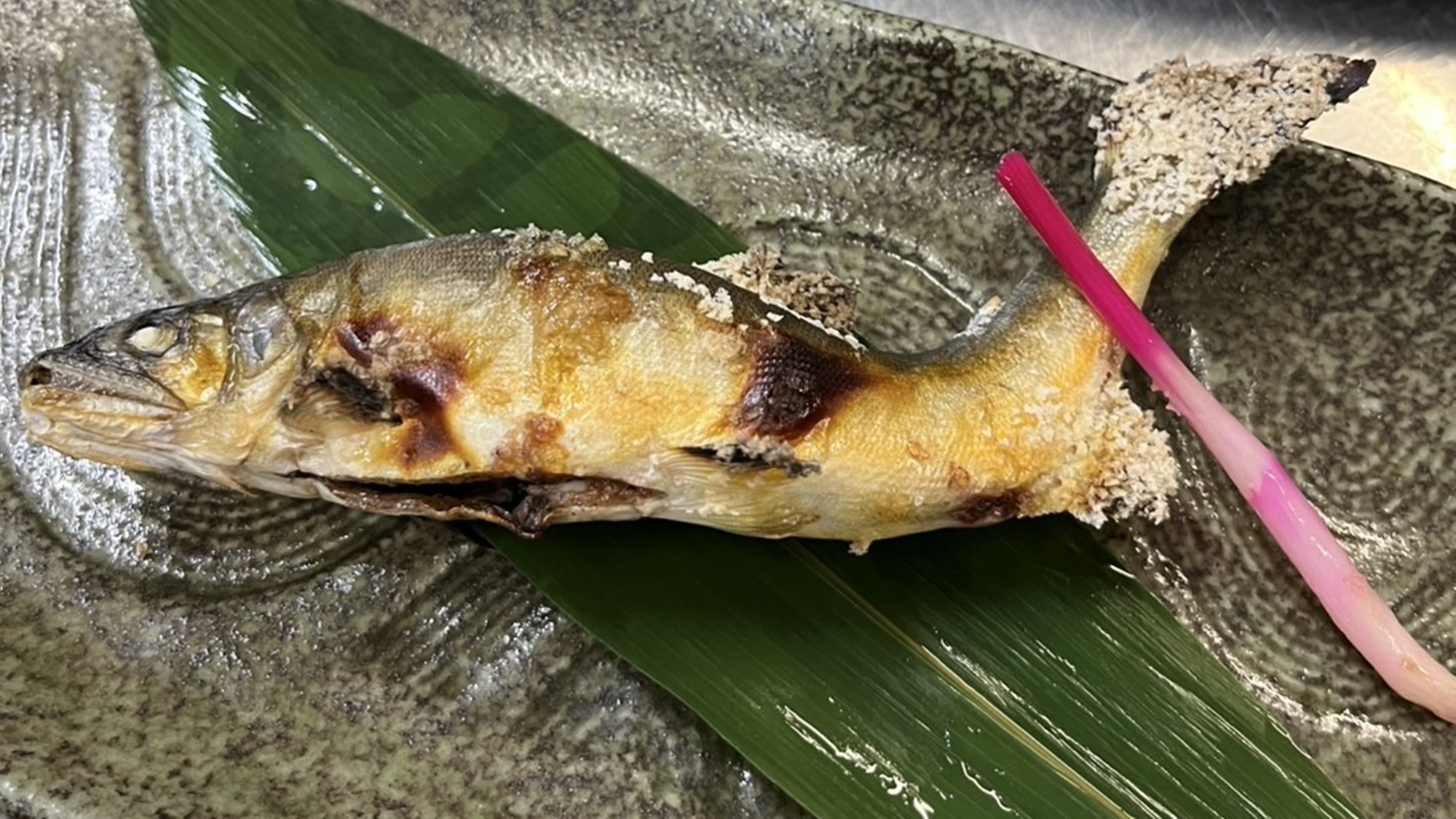 *天然鮎の塩焼き