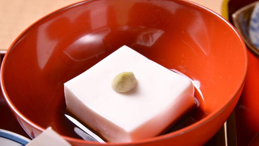 【食事】精進料理　ごま豆腐