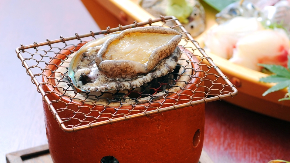 【一人旅◇土曜限定】お手軽コース◆サザエの壺焼き→鮑の踊り焼きにアップグレード！