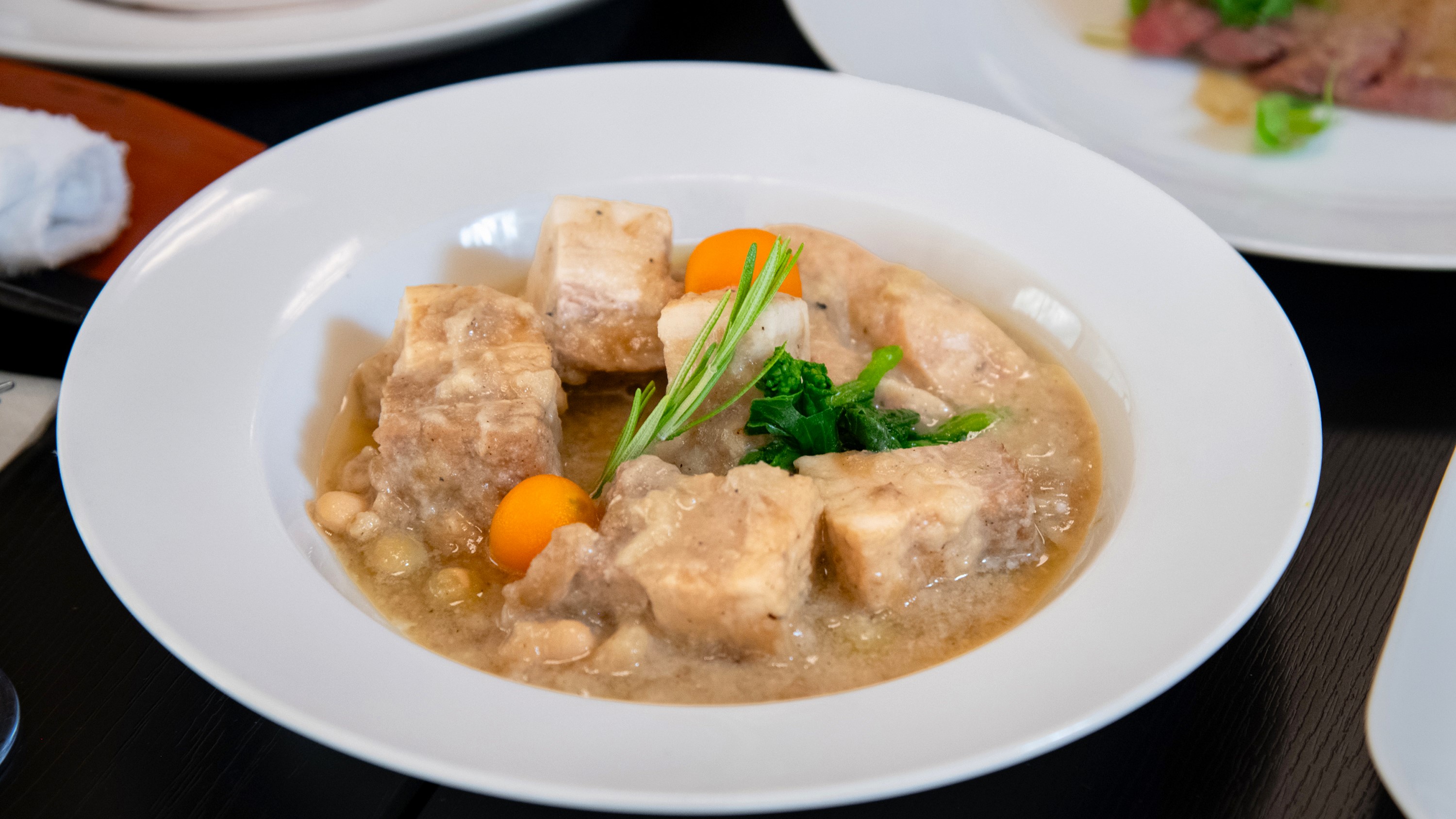 【ランチ】豚肉とインゲン豆のカスレ風煮込み