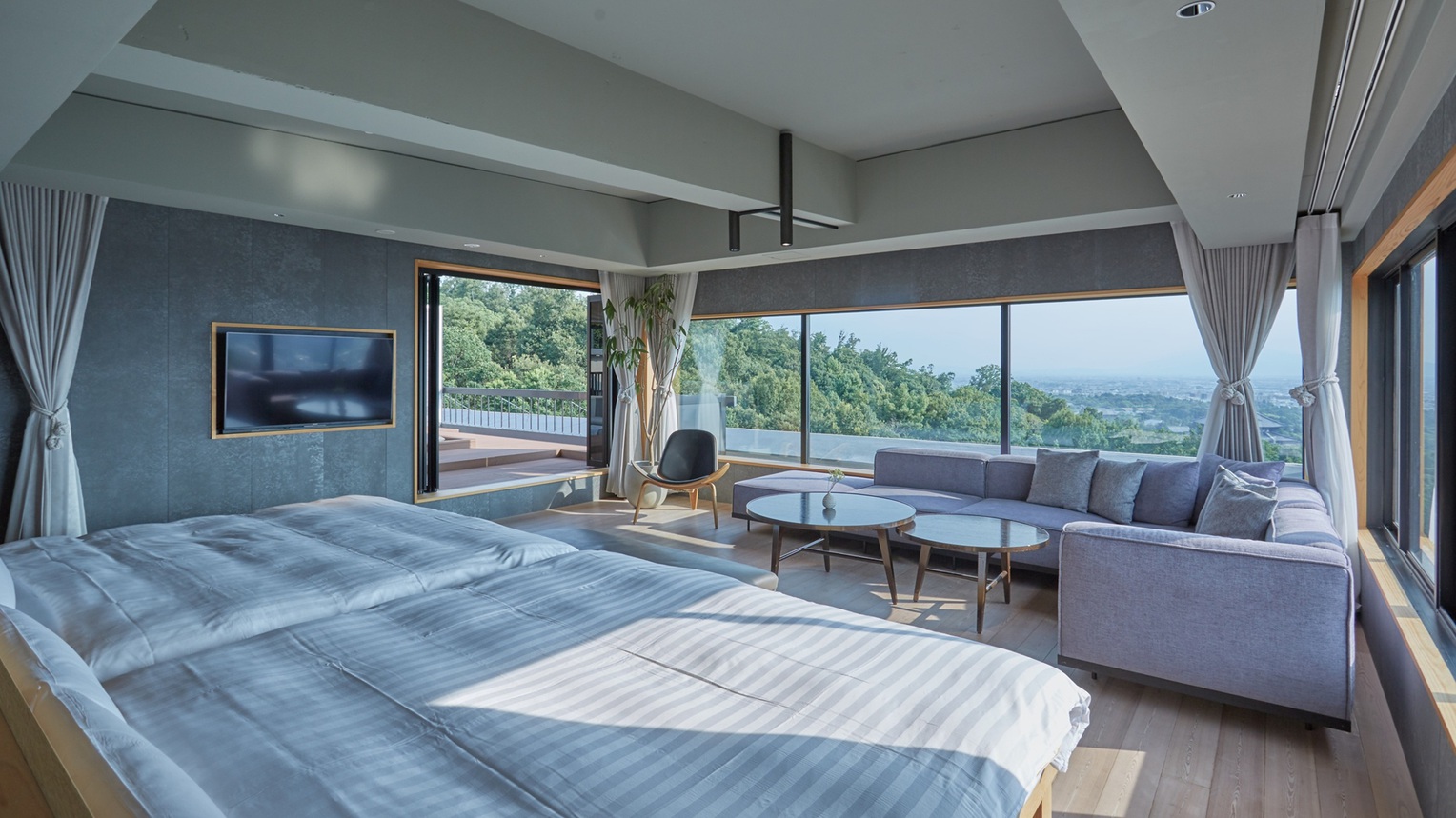 ペントハウススイート・ベッドルーム